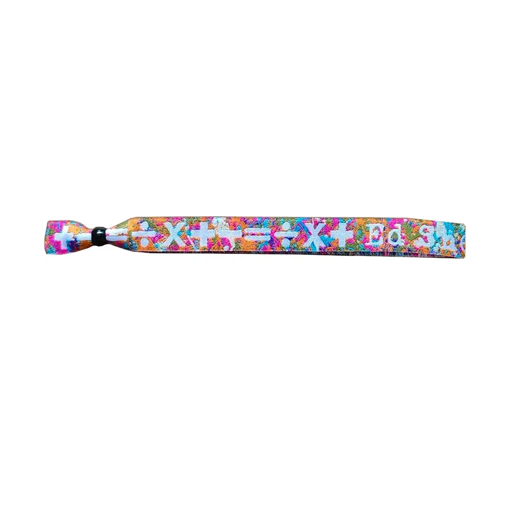  -=÷× Tie-dye Wristband