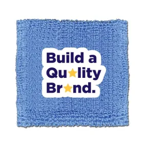 3?  2-Ply  Heavyweight Wristband with Sewn Laminated Applique (Q955611)