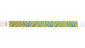 3/4" Tyvek® Wristbands - Zebra