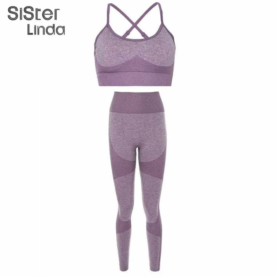 Active Women Fitness Seamless Tank Top/Bra Sport Leggings