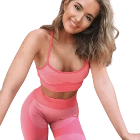 Active Women Fitness Seamless Tank Top/Bra Sport Leggings