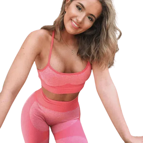 Active Women Fitness Seamless Tank Top/Bra Sport Leggings