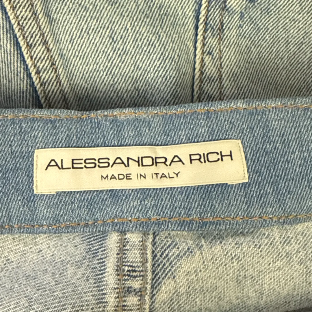Alessandra Rich Women's Light Blue denim Shorts