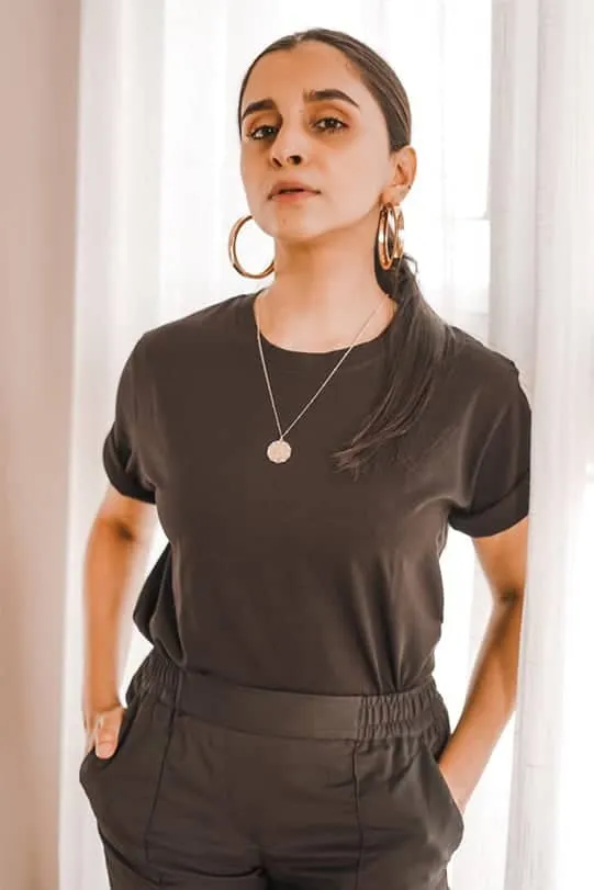 Alexis Black Bamboo/Organic Cotton T-shirt