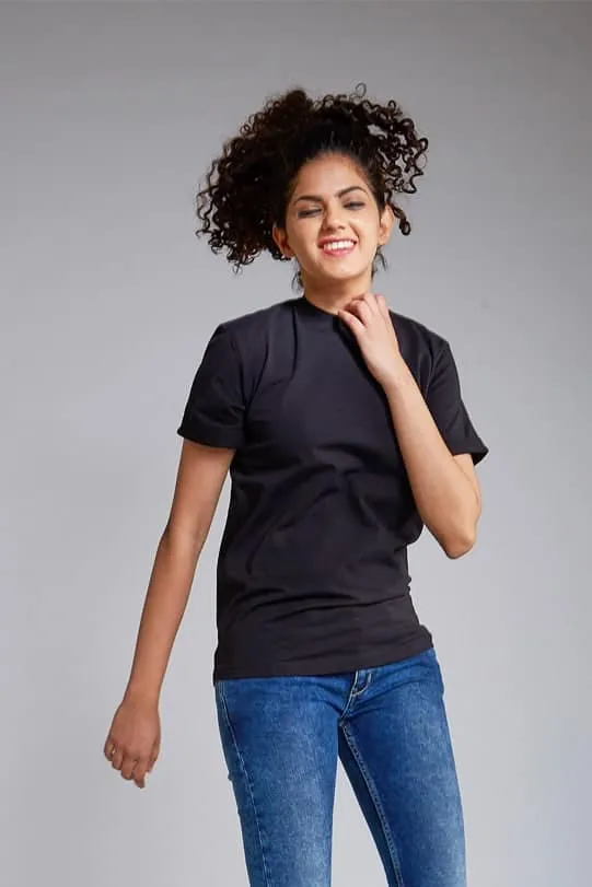 Alexis Black Bamboo/Organic Cotton T-shirt