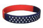 American Flag Silicone Wristbands
