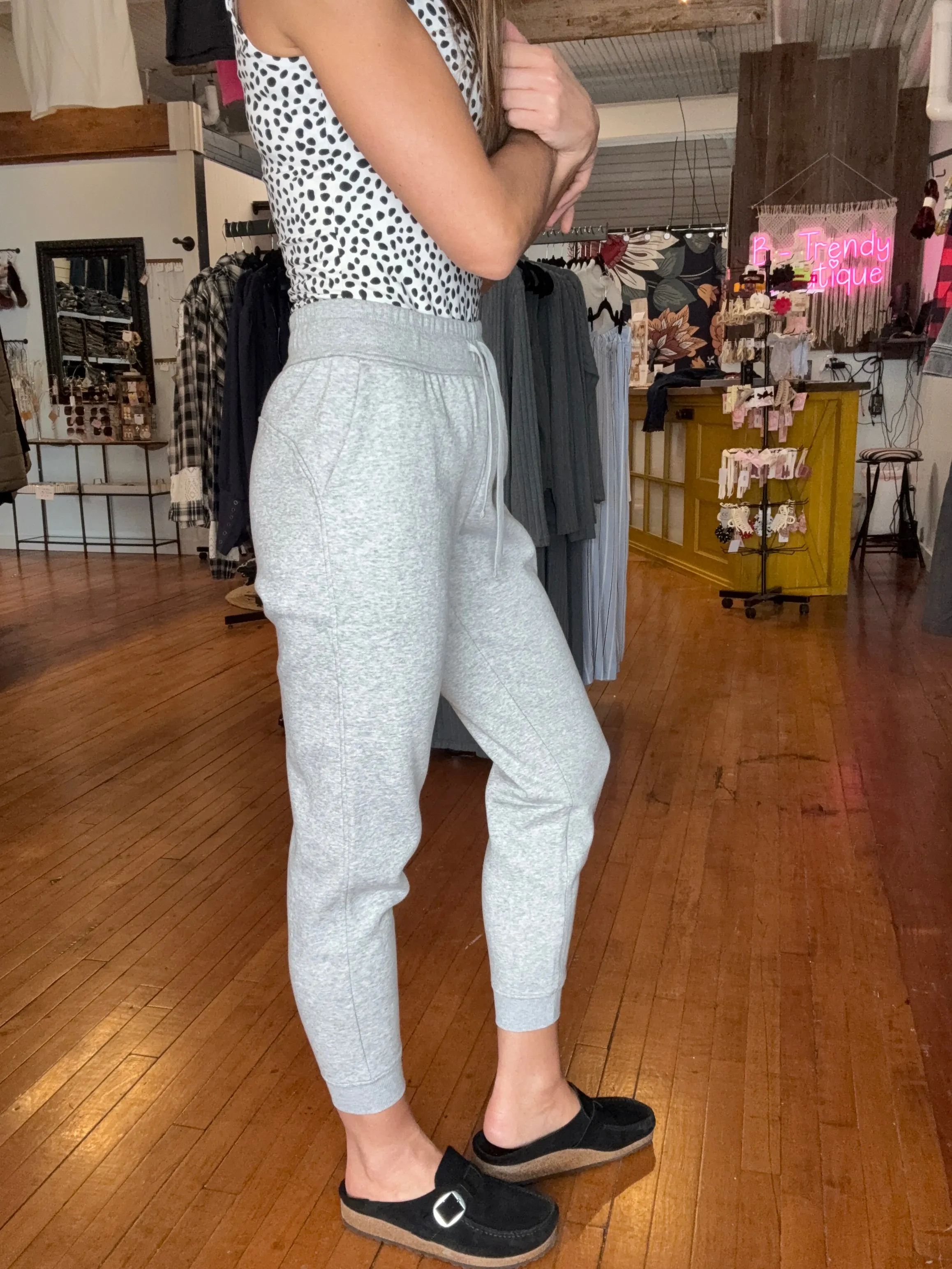 BLAINE JOGGER SWEATPANT - HEATHERED GREY