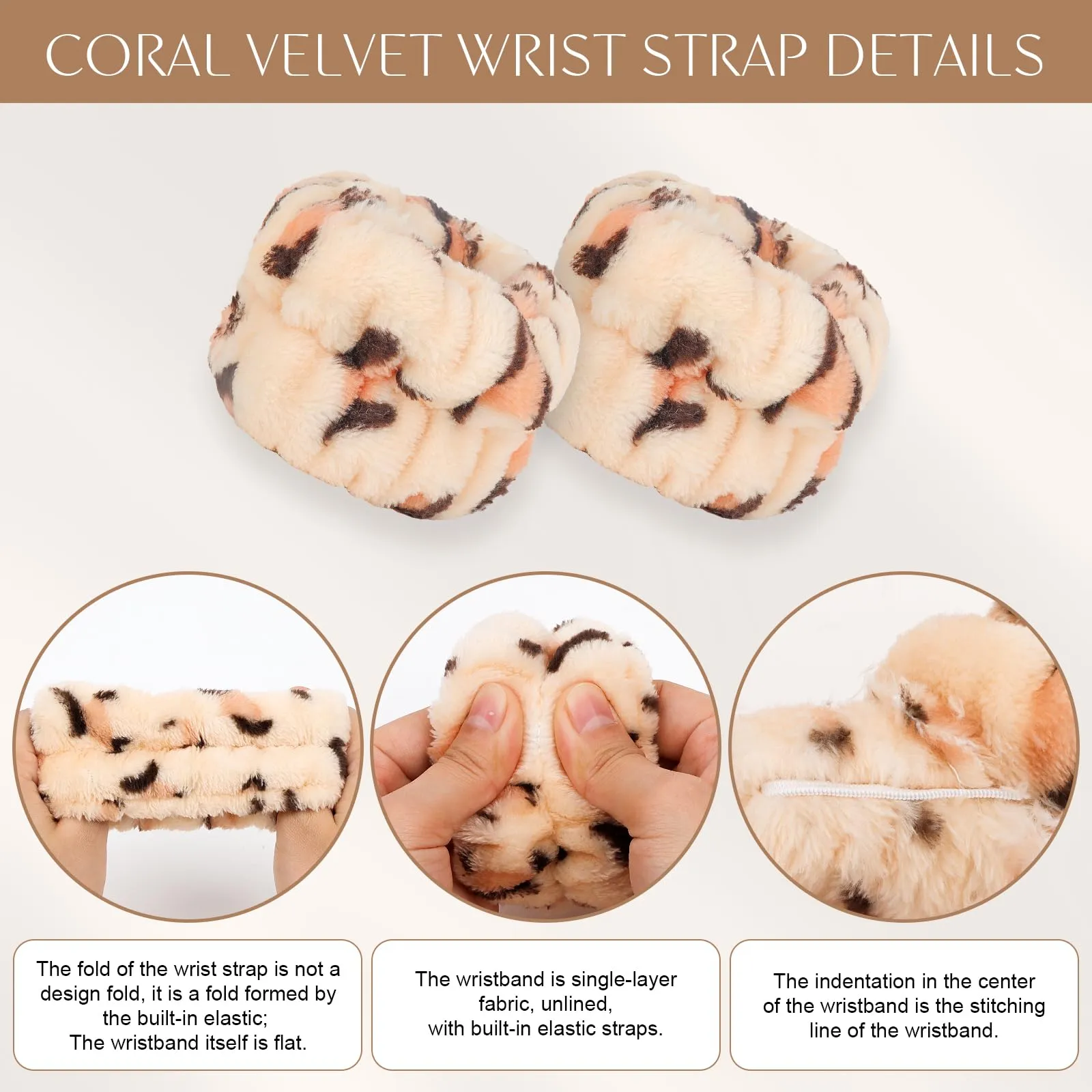 CAVETEE 9 Pcs Headbands for Women, Towel Headband for Face Washing, Skincare Headband and Wristband Set