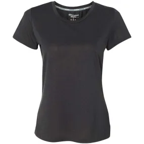 Champion Women's Black Heather Vapor 4-Ounce T-Shirt