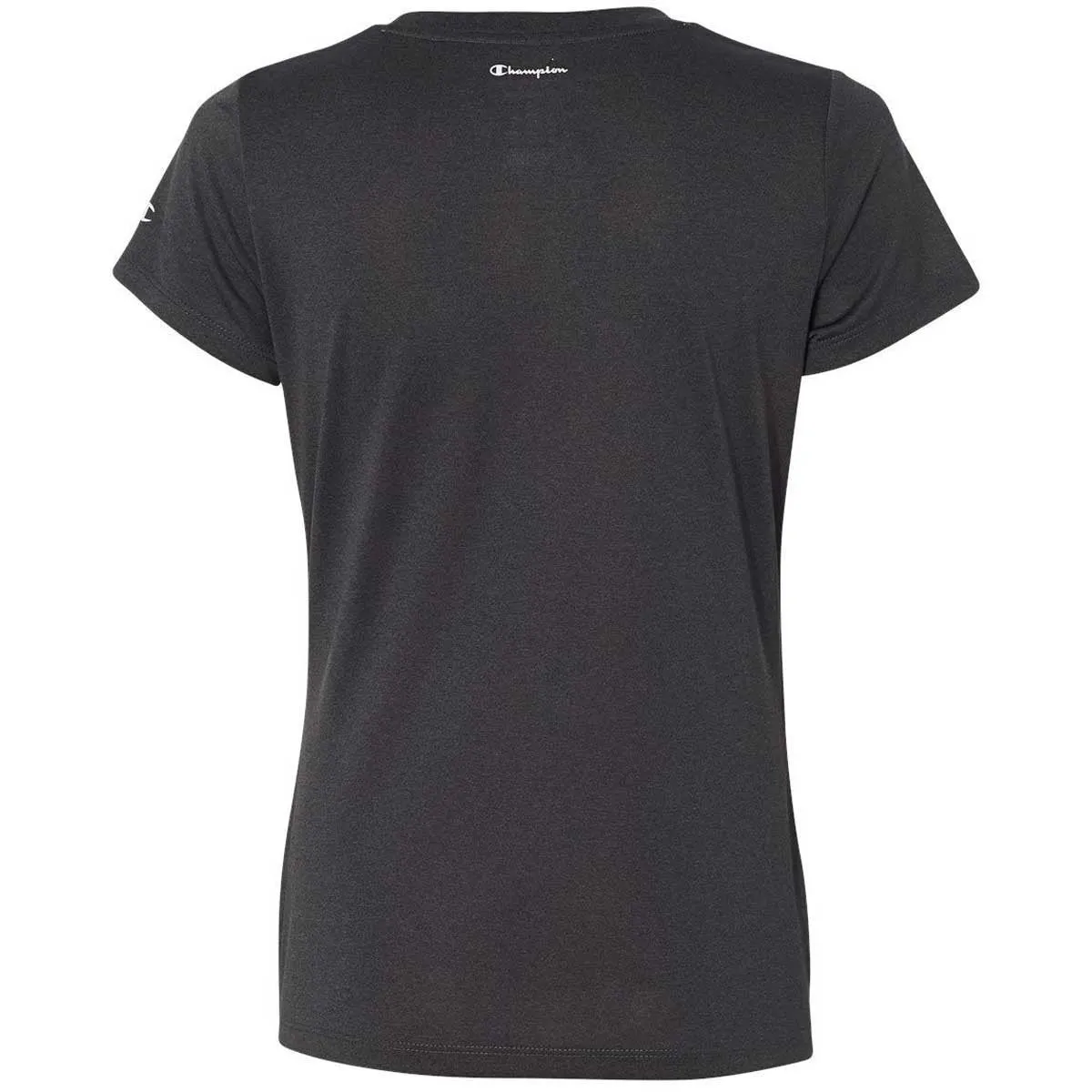 Champion Women's Black Heather Vapor 4-Ounce T-Shirt
