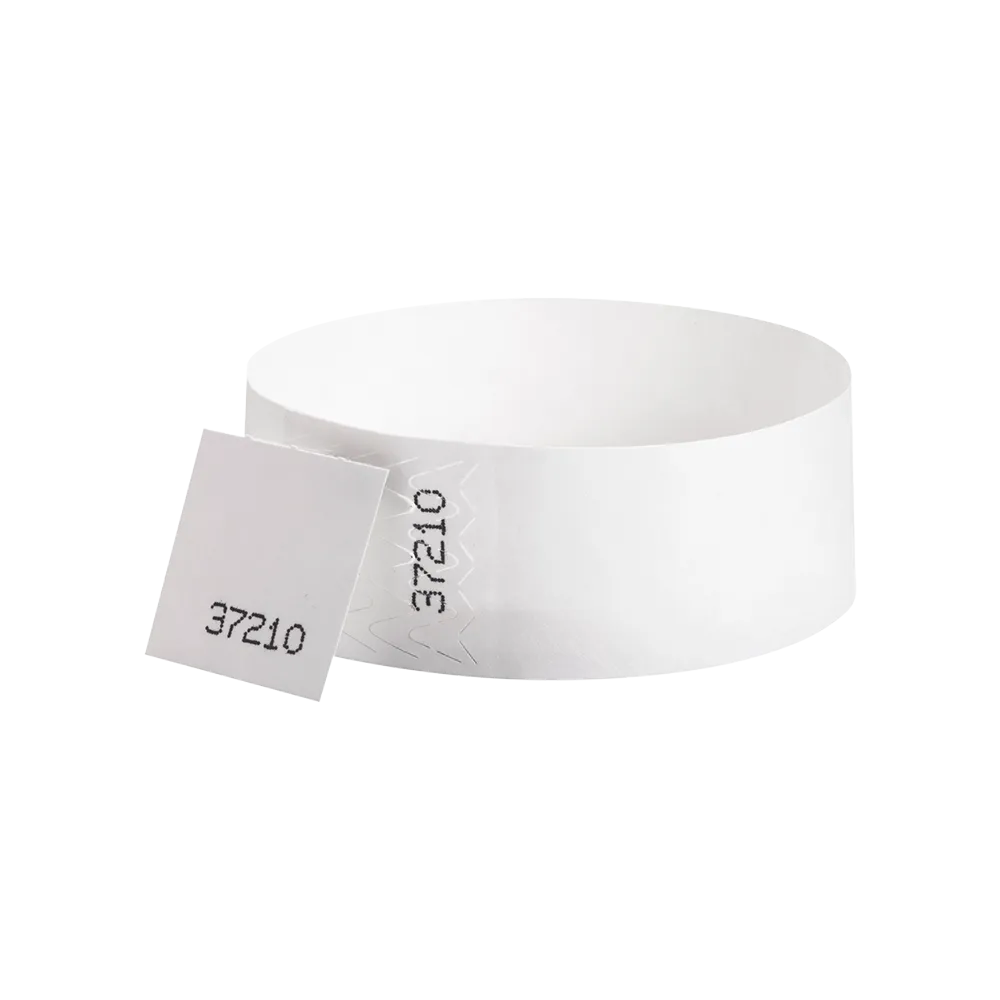 Custom 1"  Voucher Numbered Tyvek Wristbands