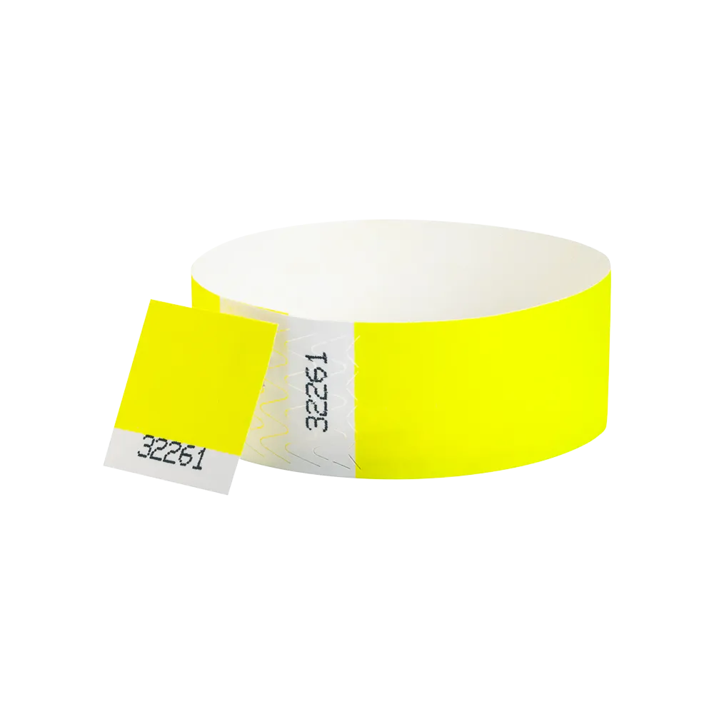 Custom 1"  Voucher Numbered Tyvek Wristbands