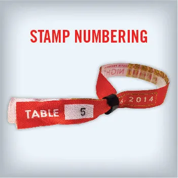 Custom Woven Cloth Wristbands