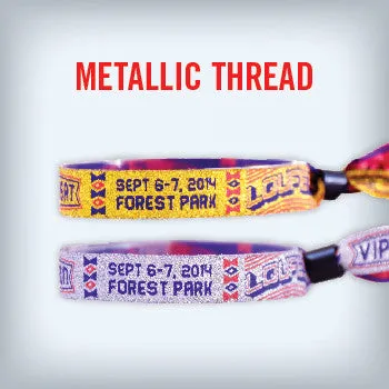 Custom Woven Cloth Wristbands