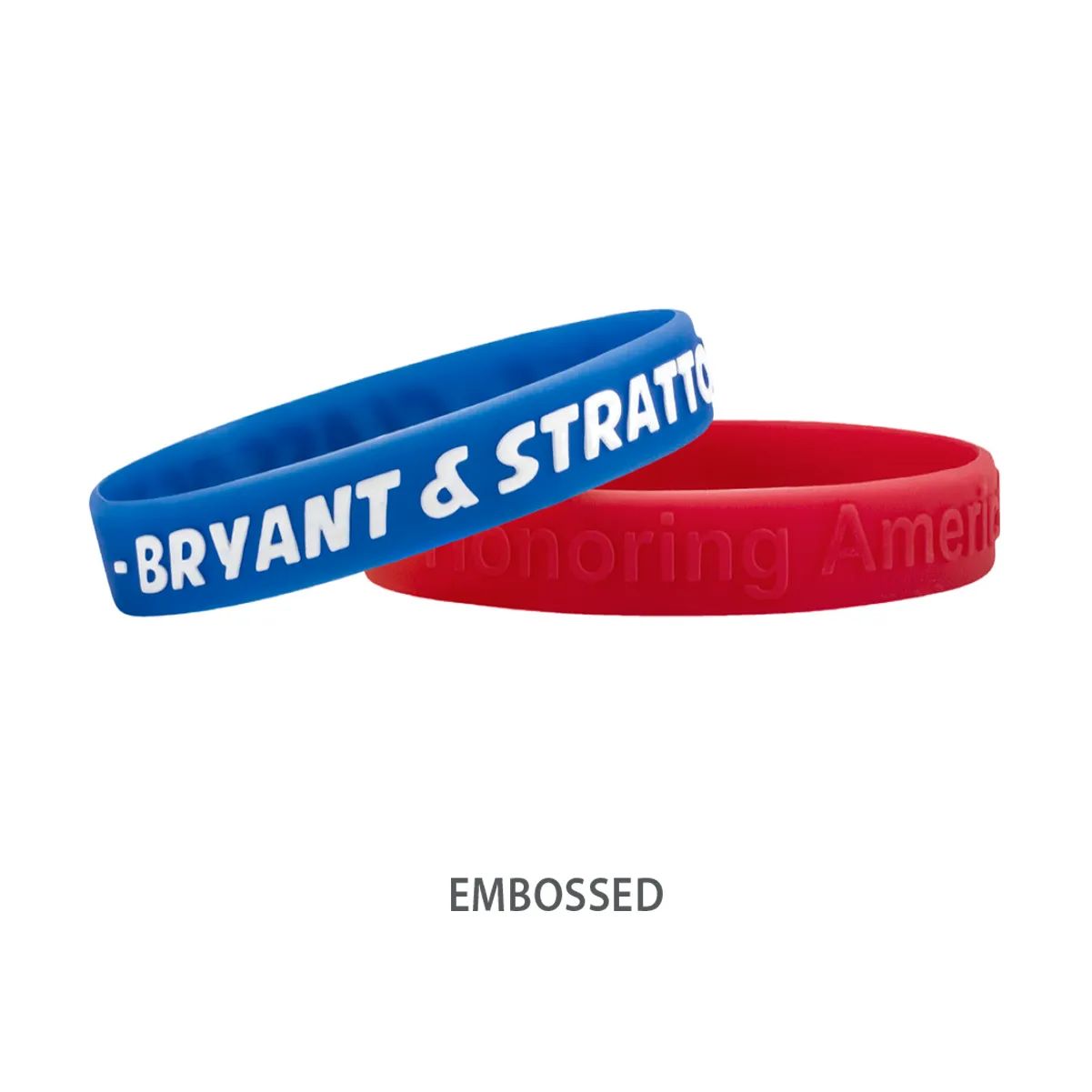 Customizable Adult 1/2" Silicone Wristbands
