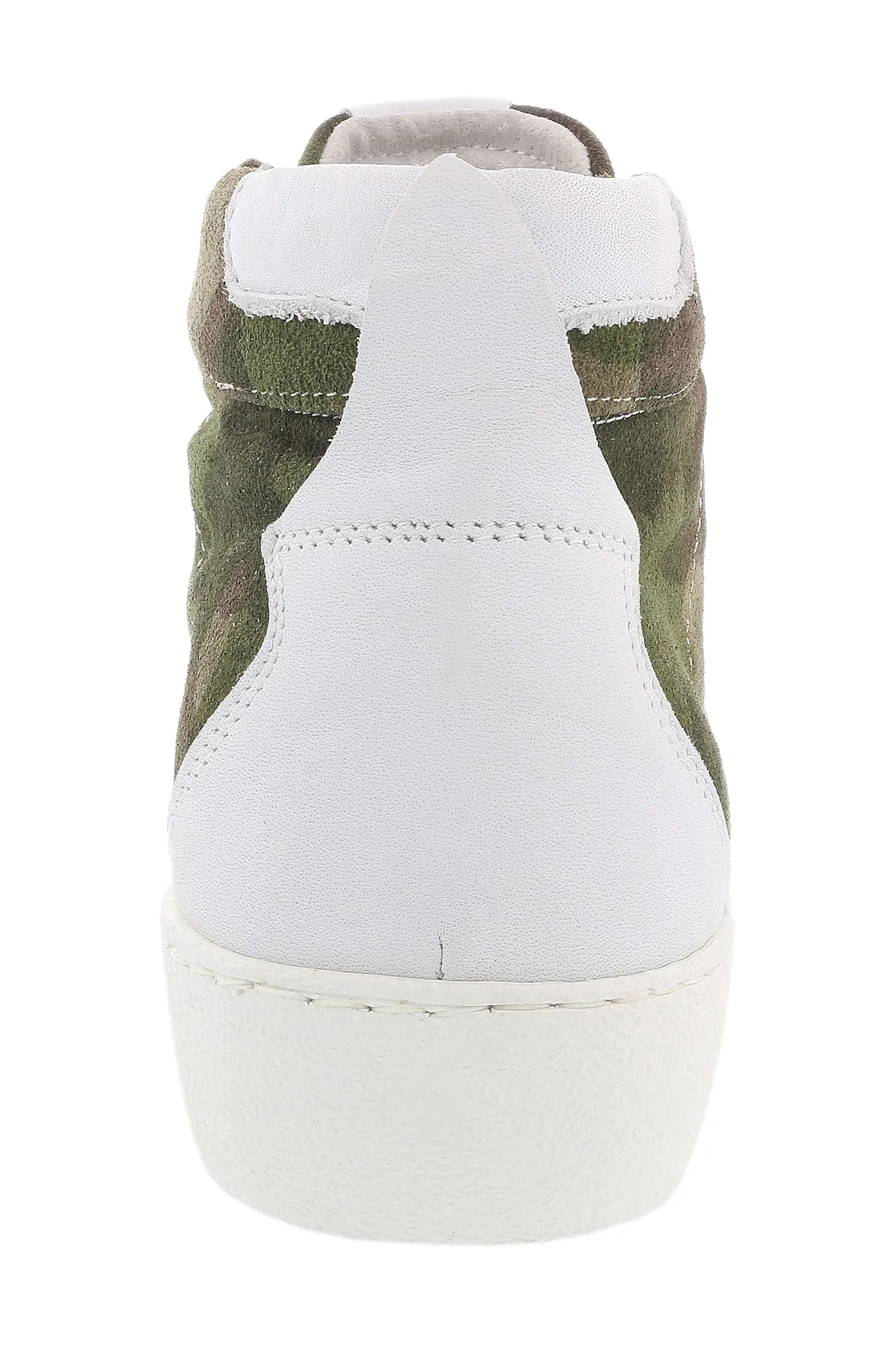 Daniela Fargion Cameo Suede Suede Mid Top Distressed Leather Fashion Sneakers-