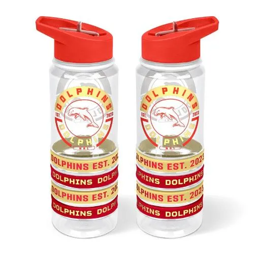 Dolphins Drink Bottle - Wristbands