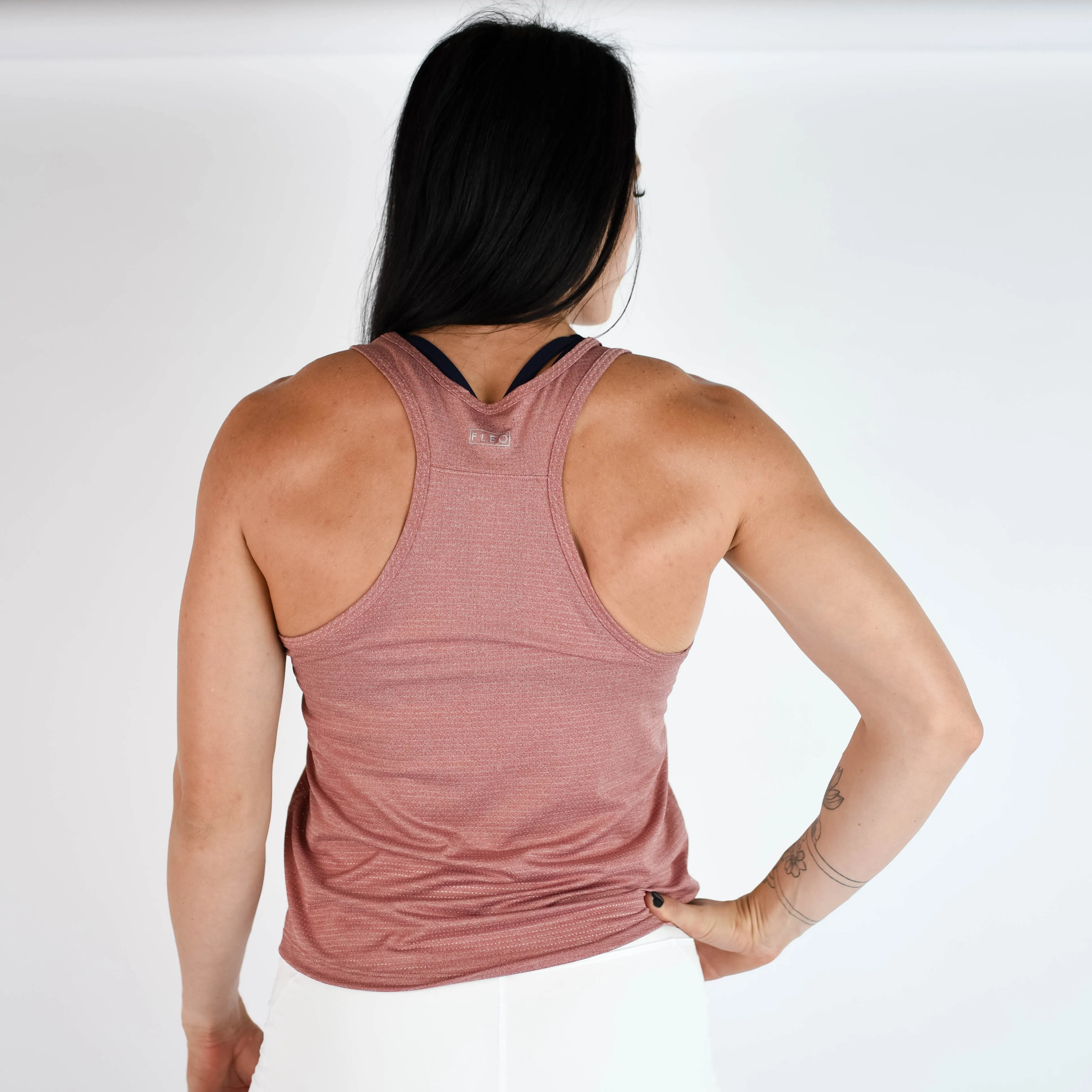 FLEO Elevate Racerback Tank - Bossa Nova