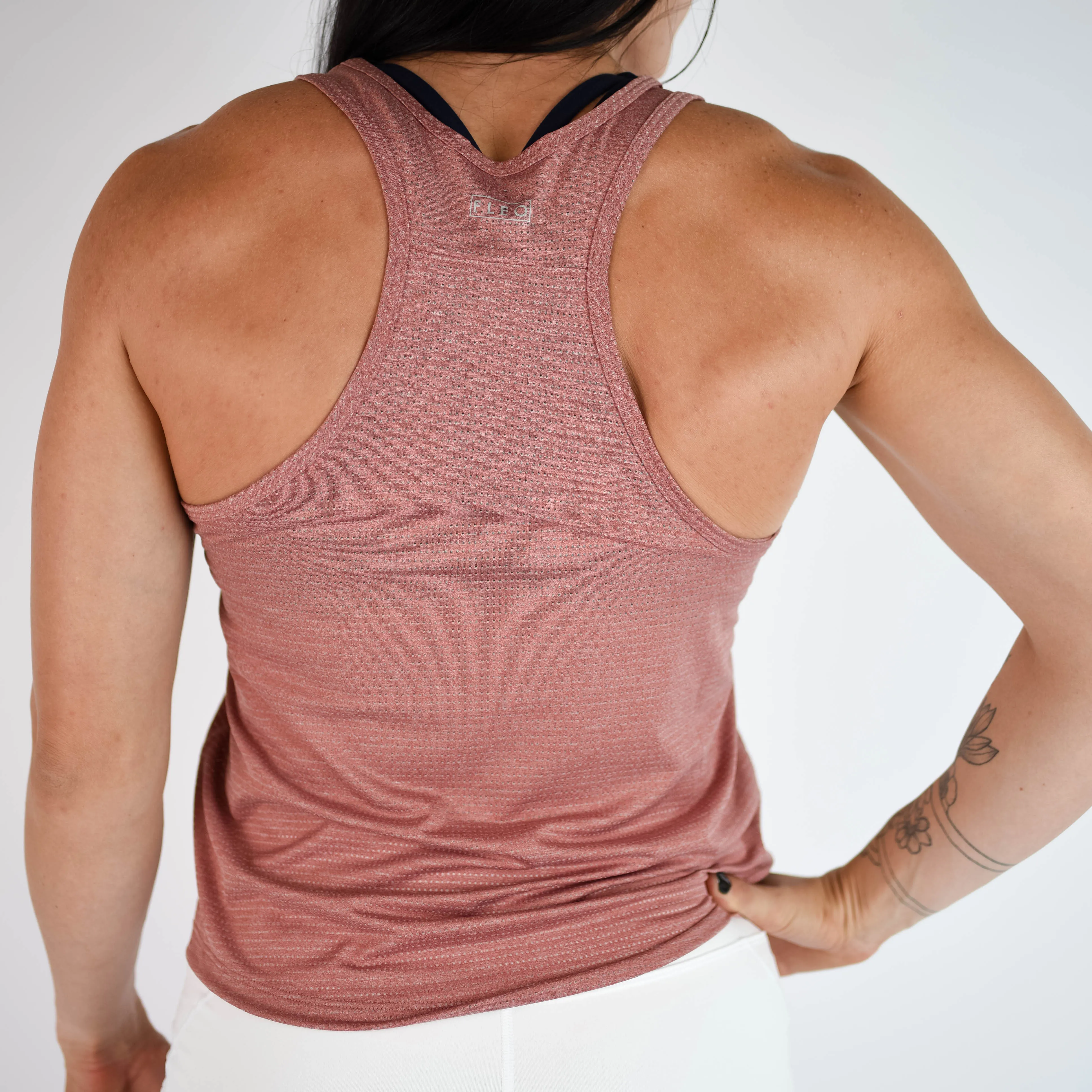 FLEO Elevate Racerback Tank - Bossa Nova