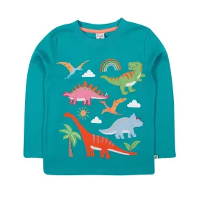 Frugi Infant Adventure T-Shirt 500182S5igdi Dinosaur