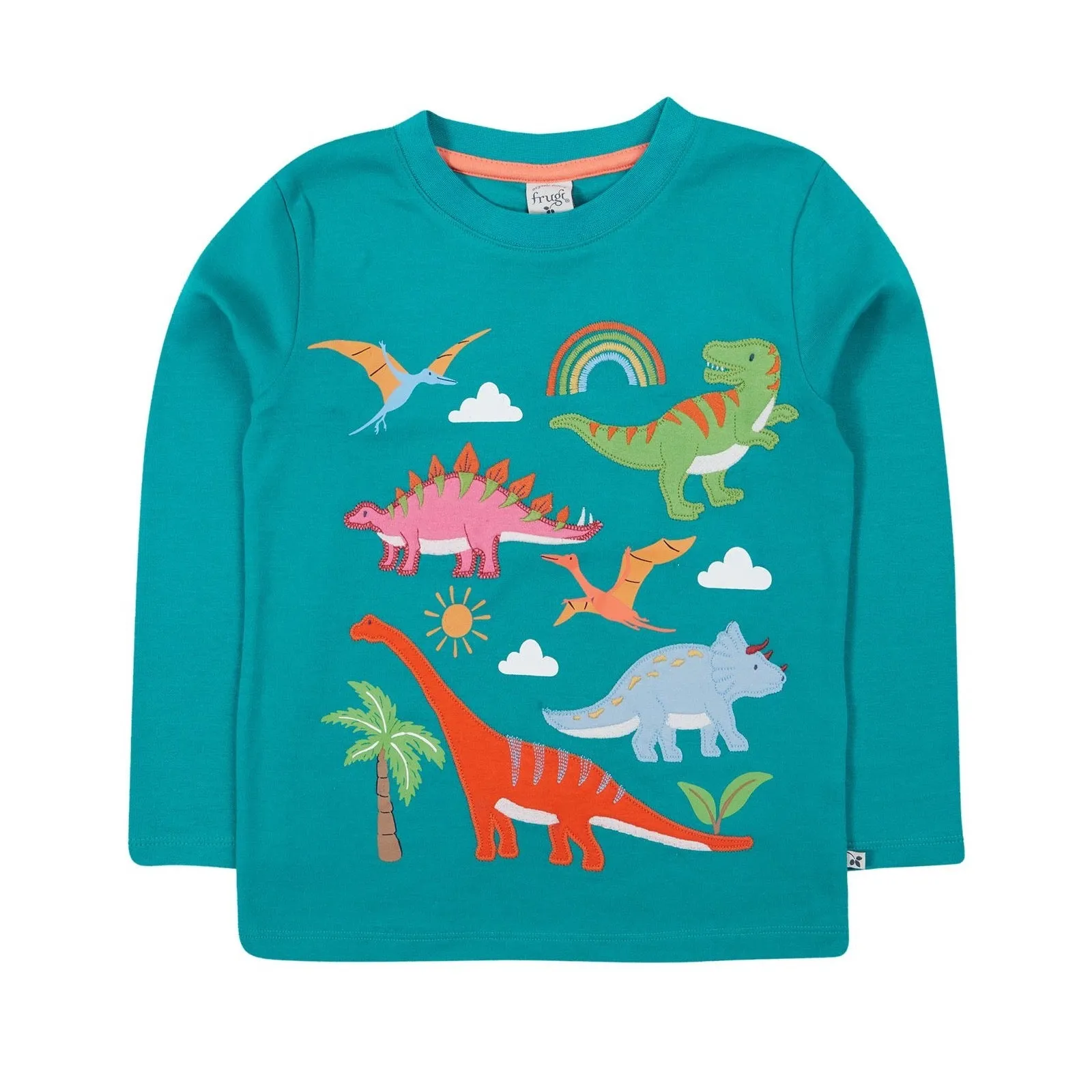 Frugi Infant Adventure T-Shirt 500182S5igdi Dinosaur