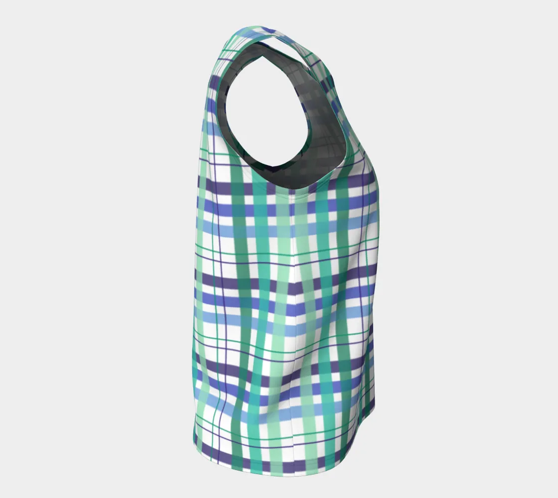 Gay Man (formerly Vincian - V2) Plaid Loose Tank (Long)