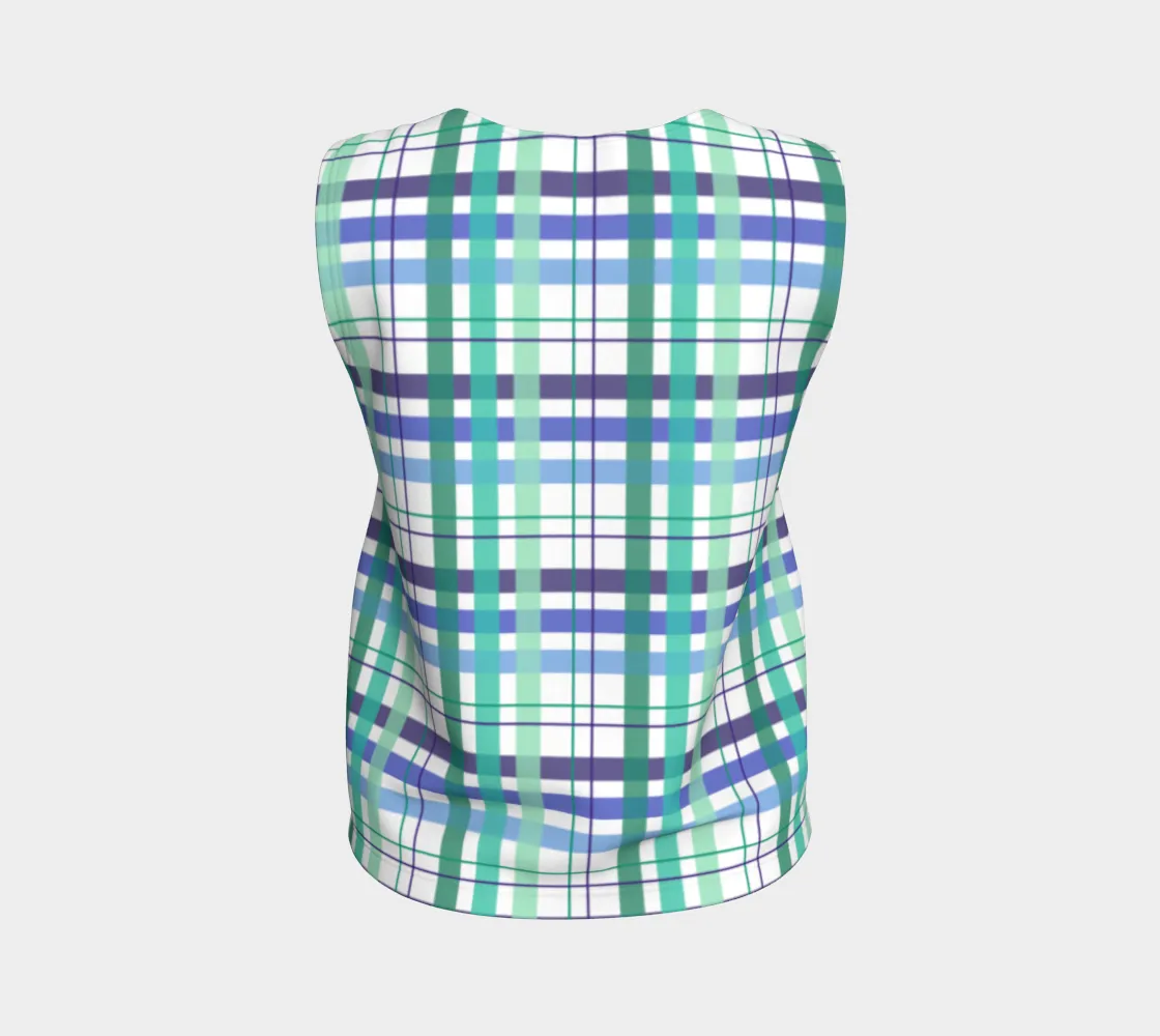 Gay Man (formerly Vincian - V2) Plaid Loose Tank (Long)