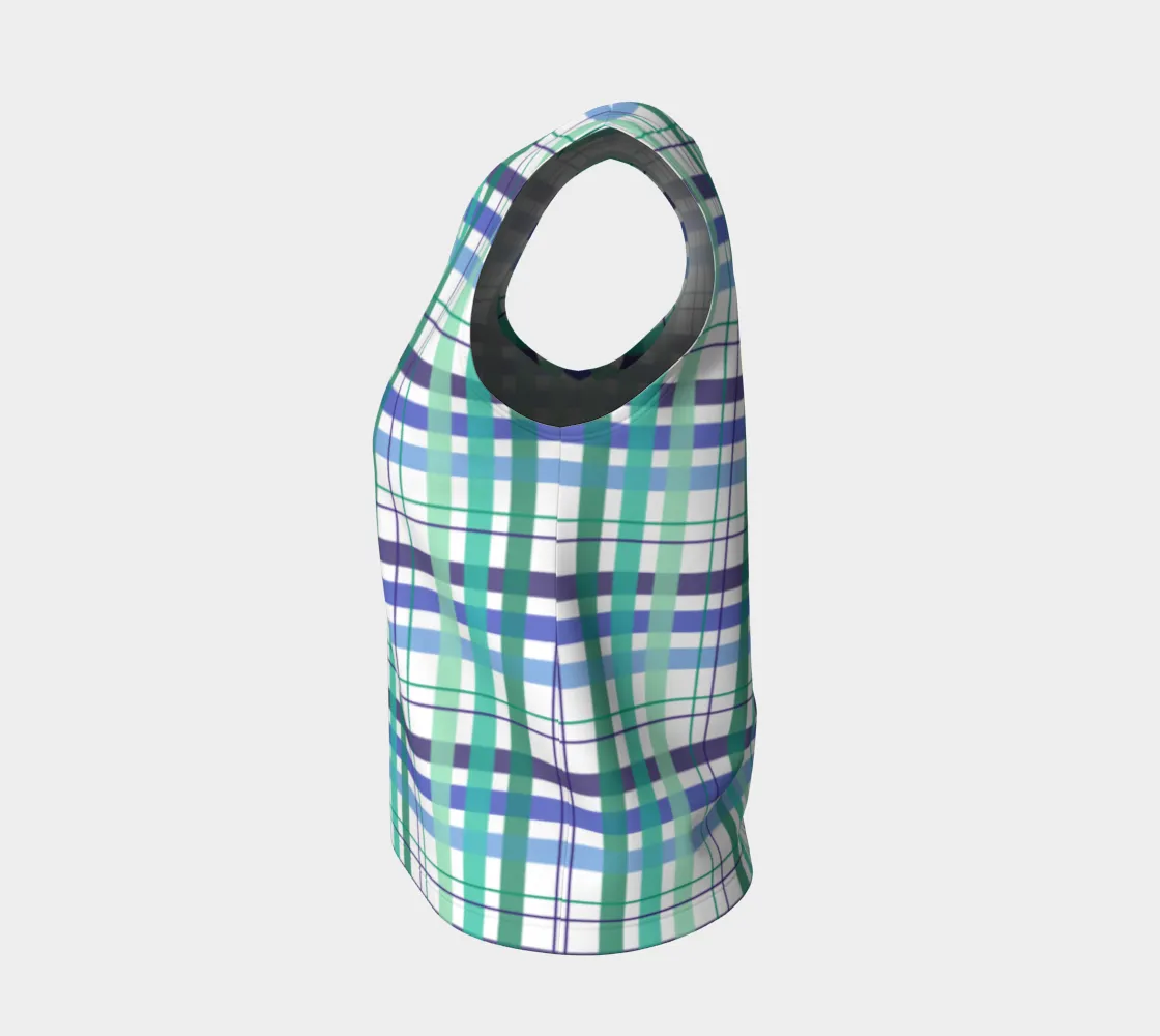 Gay Man (formerly Vincian - V2) Plaid Loose Tank (Long)