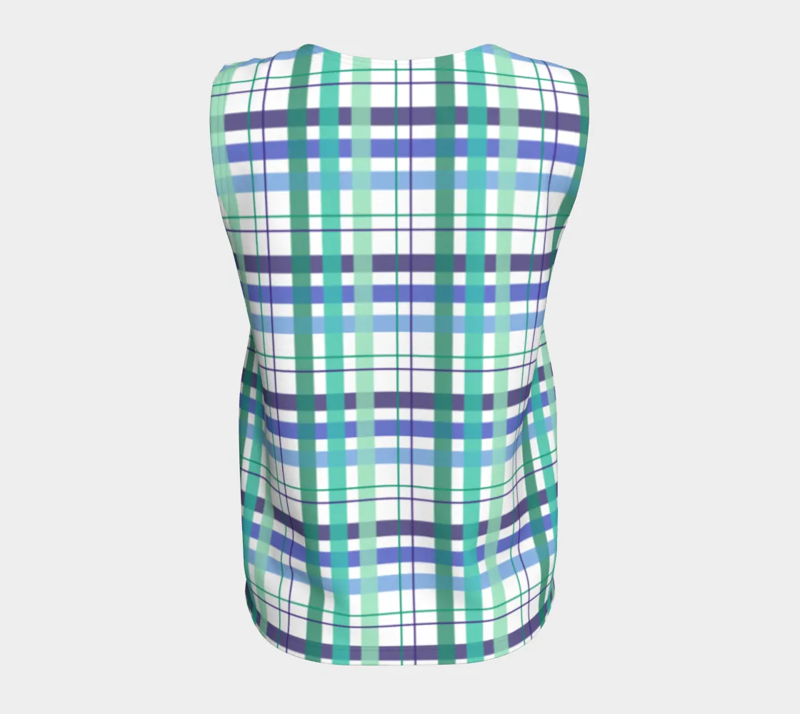 Gay Man (formerly Vincian - V2) Plaid Loose Tank (Long)