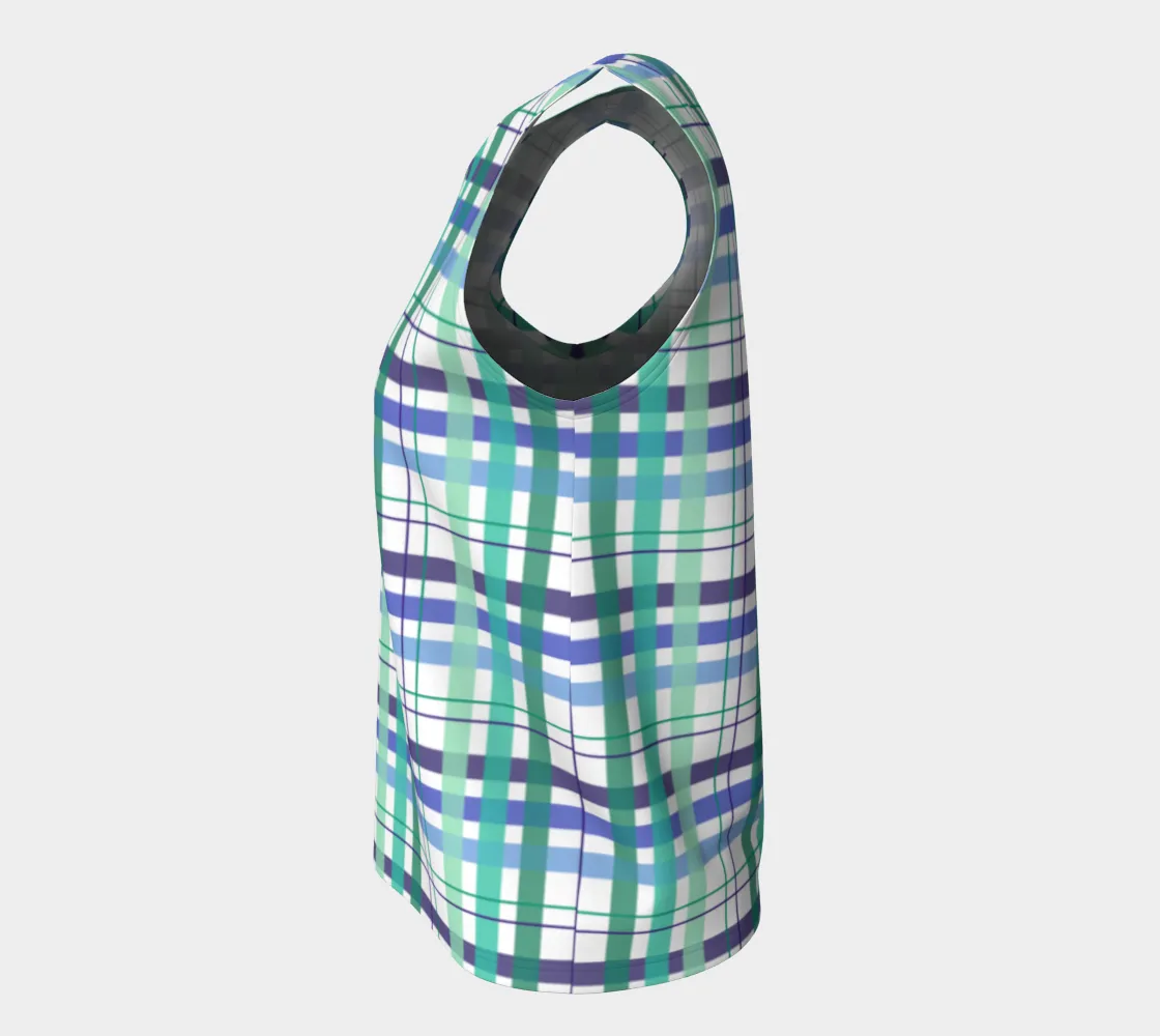 Gay Man (formerly Vincian - V2) Plaid Loose Tank (Long)