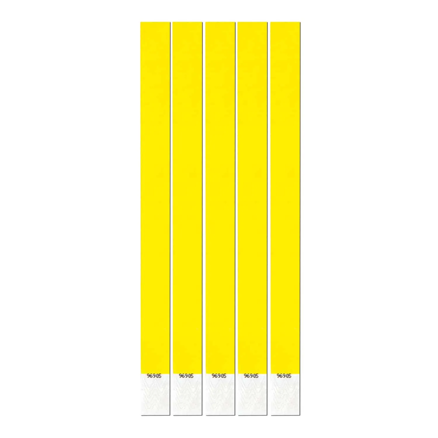 Geogalaxy Neon Yellow Wristbands - 100 Pack