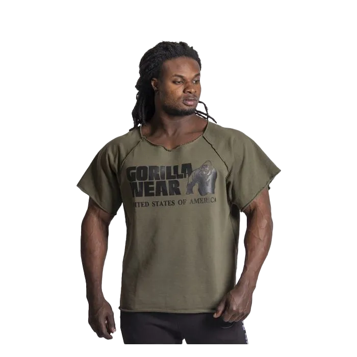 Gorilla Wear Classic Work Out Top - Army Green