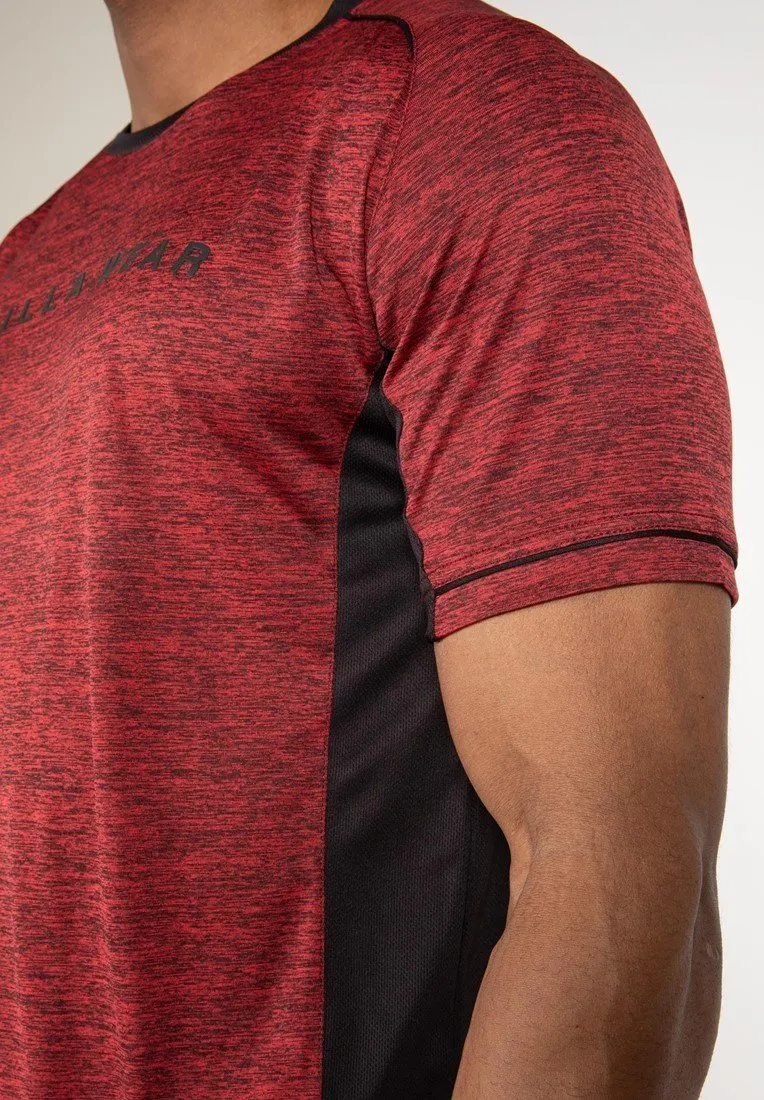Gorilla Wear Fremont T-Shirt Burgundy Red/Black