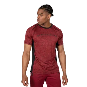 Gorilla Wear Fremont T-Shirt Burgundy Red/Black