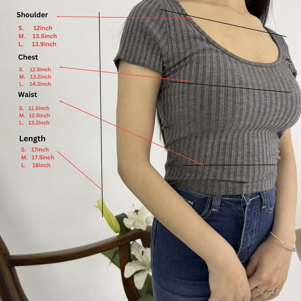Grey Basic Top