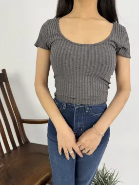 Grey Basic Top