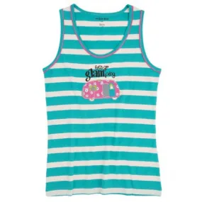 Hatley Womens Pyjama Tank - Glamping