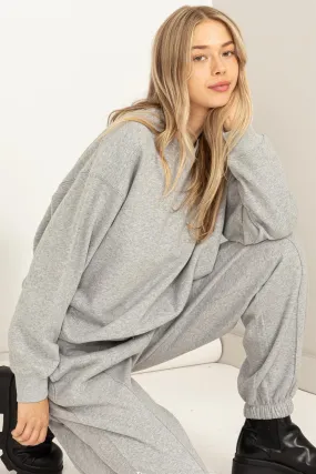 JUST A HINT DROP SHOULDER SWEATSHIRT