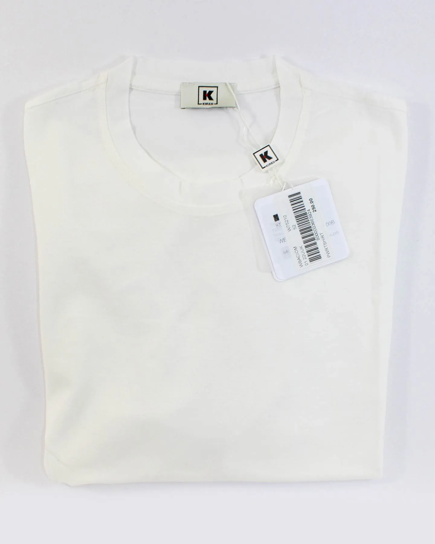 Kired Kiton T-Shirt White - Crêpe Cotton EU 54/ XL SALE
