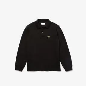 Lacoste Kid's Regular Fit Petit Pique Polo T-Shirts Black PJ8915 031