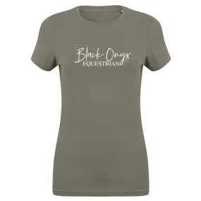 Ladies Super Soft Crew Neck T-Shirt - Khaki