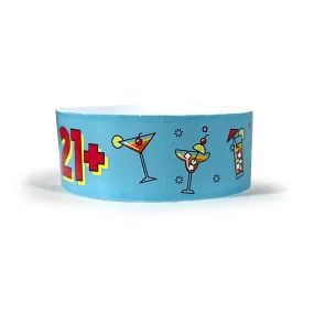 Let's Party | Full Color Tyvek Wristbands