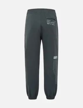 Logo and Slogan Print Sweatpants