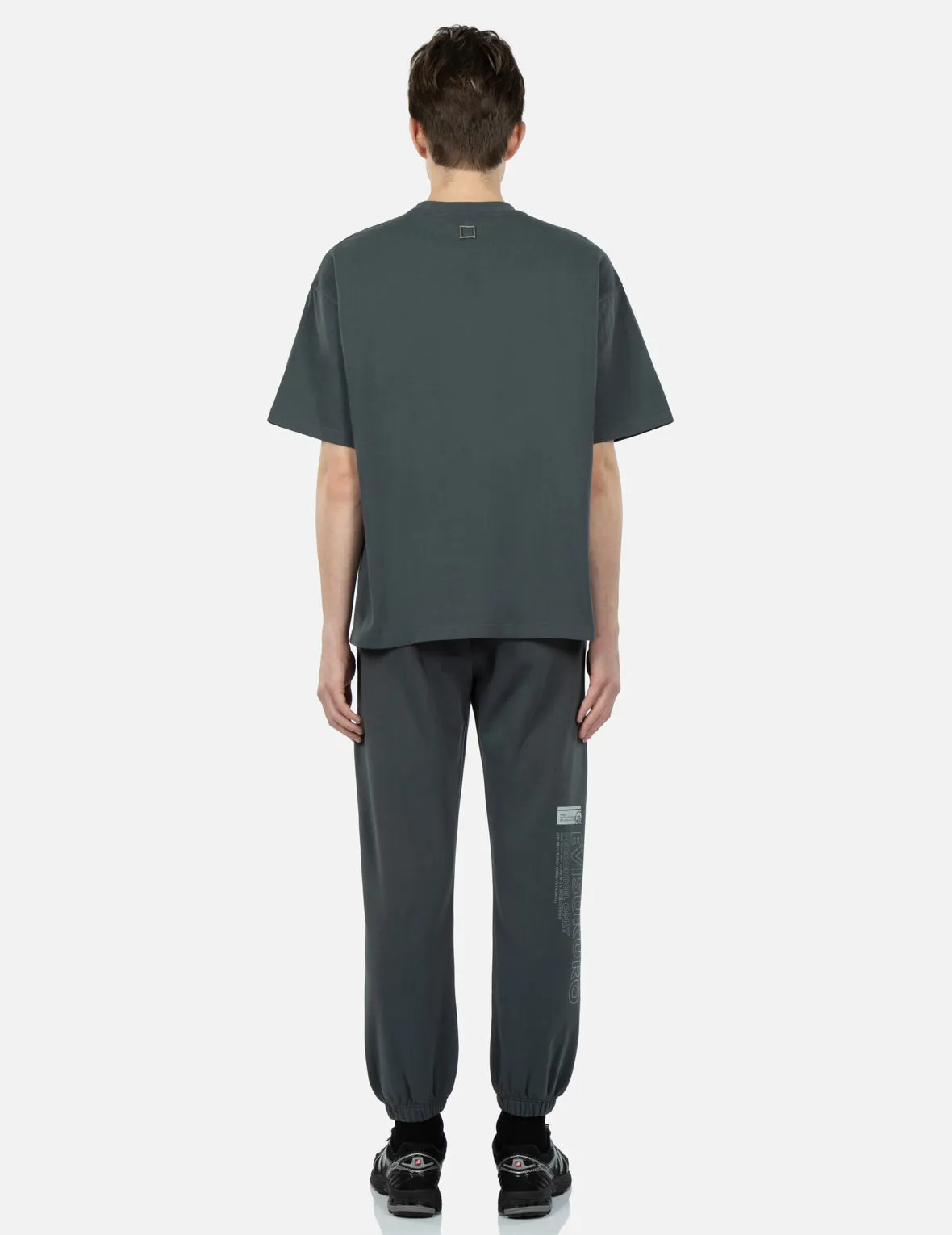 Logo and Slogan Print Sweatpants