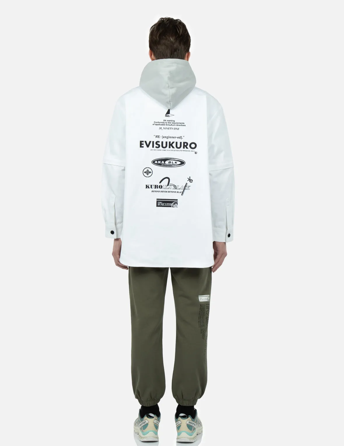 Logo and Slogan Print Sweatpants