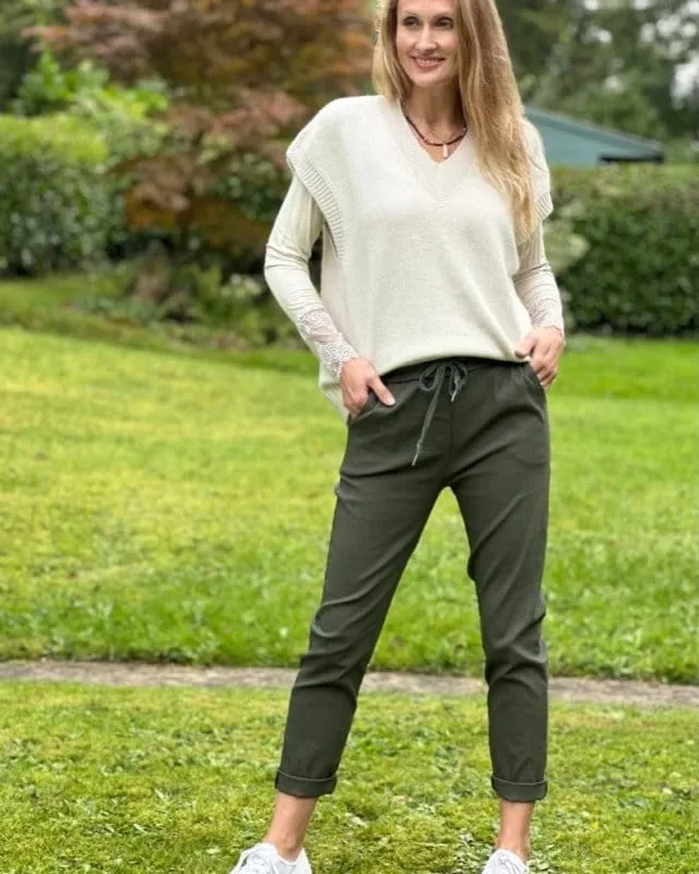 'Magic' Trousers - Khaki