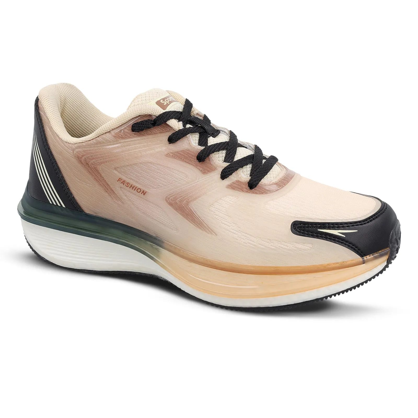 Men's Lace-up Sports Shoe - WS9155 Beige