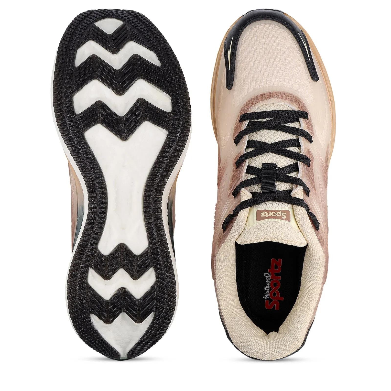 Men's Lace-up Sports Shoe - WS9155 Beige