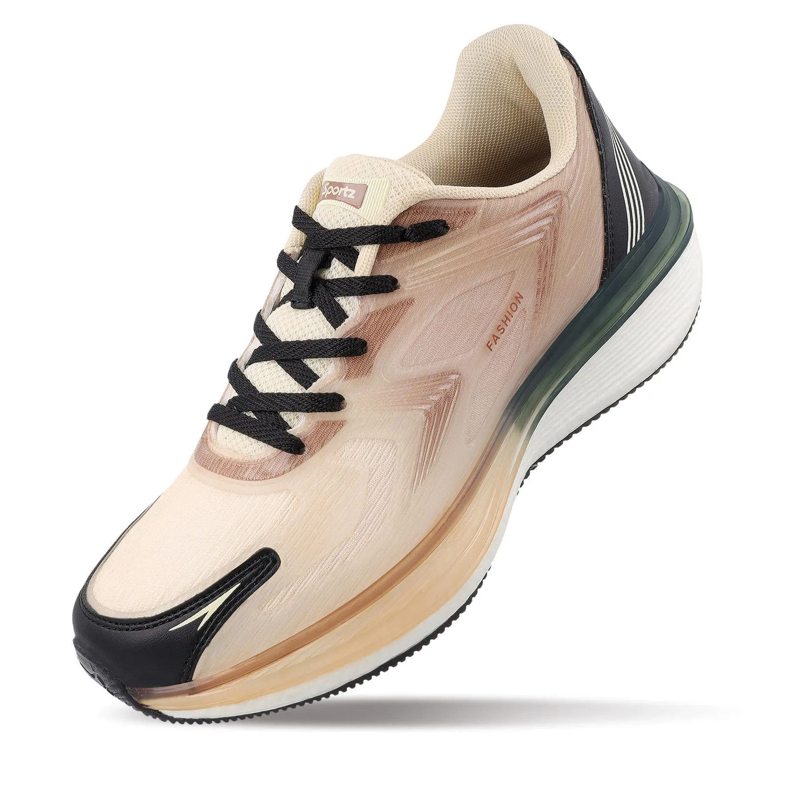 Men's Lace-up Sports Shoe - WS9155 Beige
