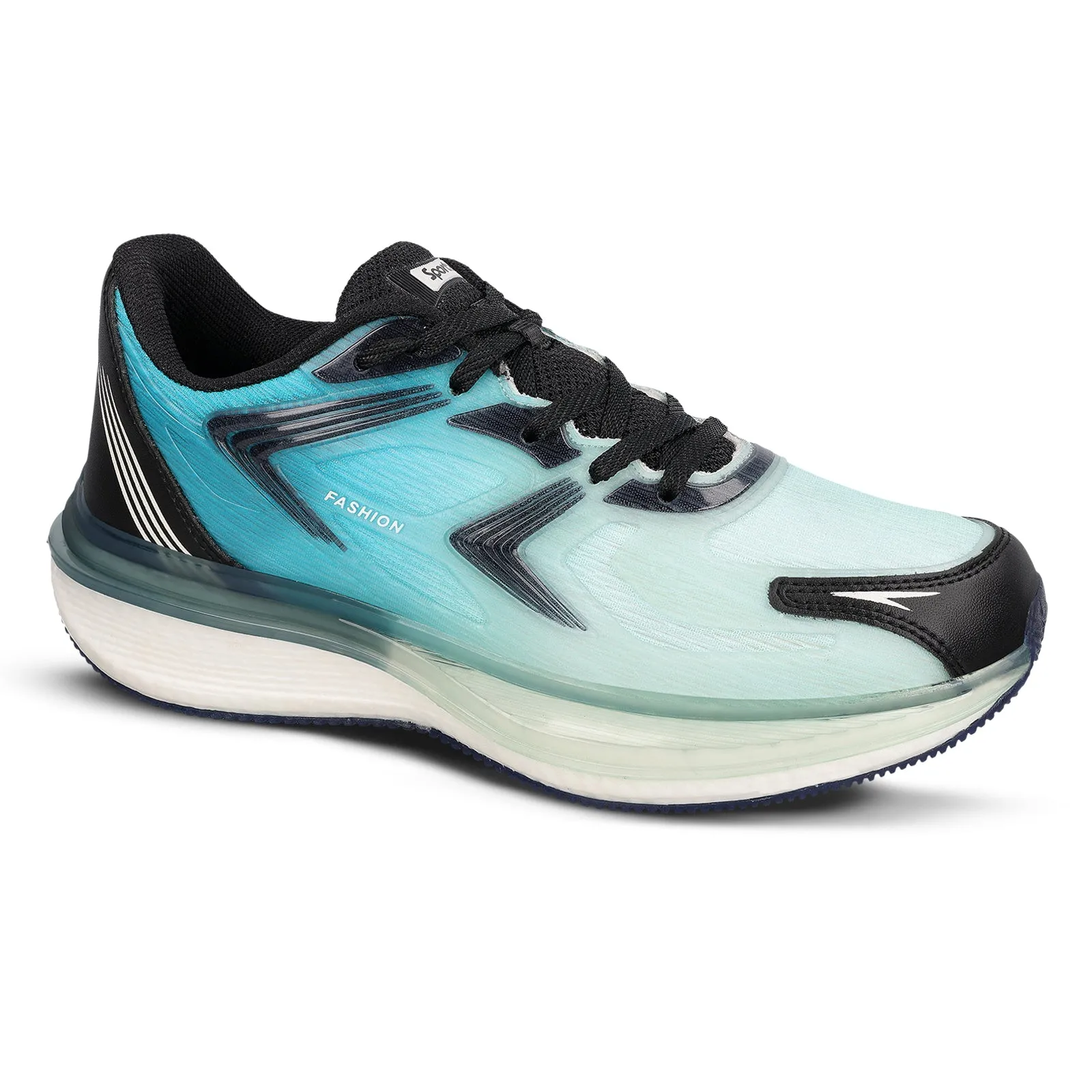 Men's Lace-up Sports Shoe - WS9155 Teal Green